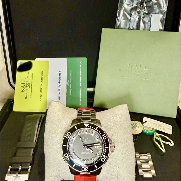 Ball Engineer II Hydrocarbon DeepQuest Date Designer Diver Mens Watch. - Picture 9 of 11